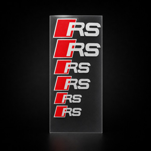 Adesivo vinile logo rs - adesivo,