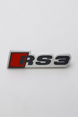 Plaque logo rs3 - -, 3d
