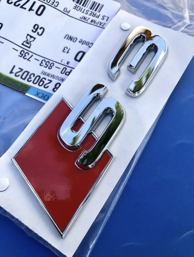 Logo badge monogramme - audi, s3