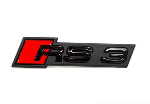 Logo audi rs3 scritta sulla - scritta,