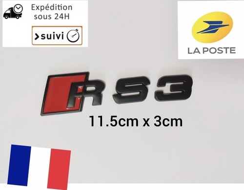 Rs3 noir mat - mat, badge