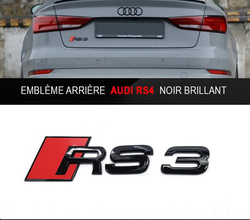 Logo audi rs3 arriere rear - audi,