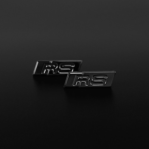 Audi scritta logo - 2x,